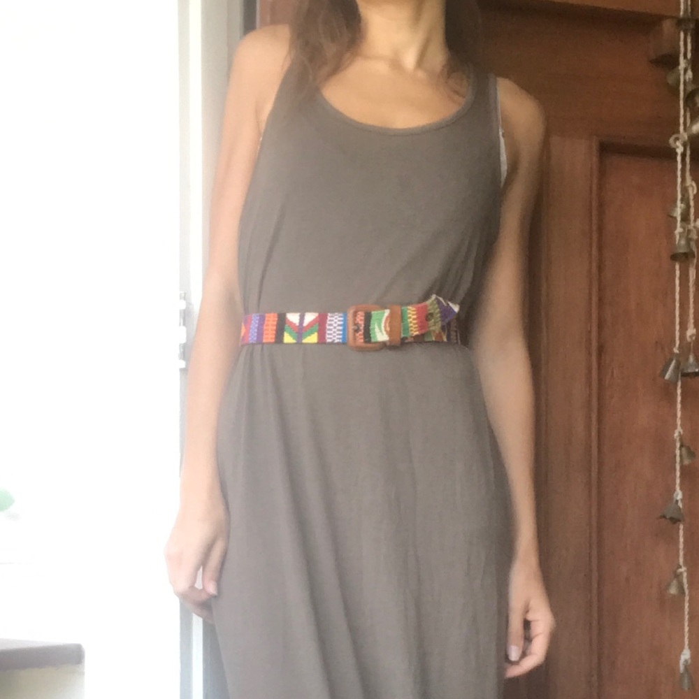 VINTAGE // Guatemalan Leather Belt - Picture 6 of 7